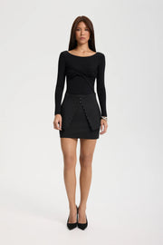 Linea body black and Corsetta skirt - Lanova