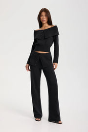 Velmere pullover graphite and Velmere Trousers graphite - Lanova