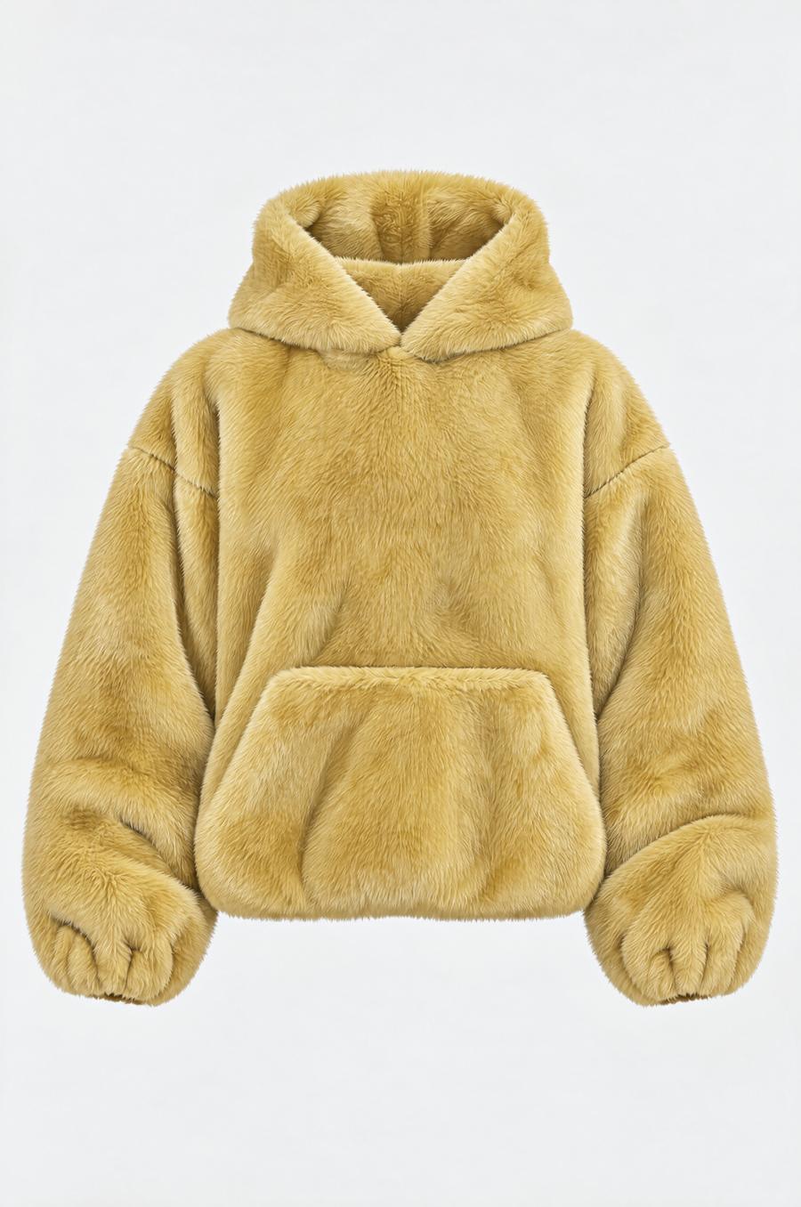 Siena faux fur honey gold. Siena – sztuczne futro w kolorze miodowe złoto.