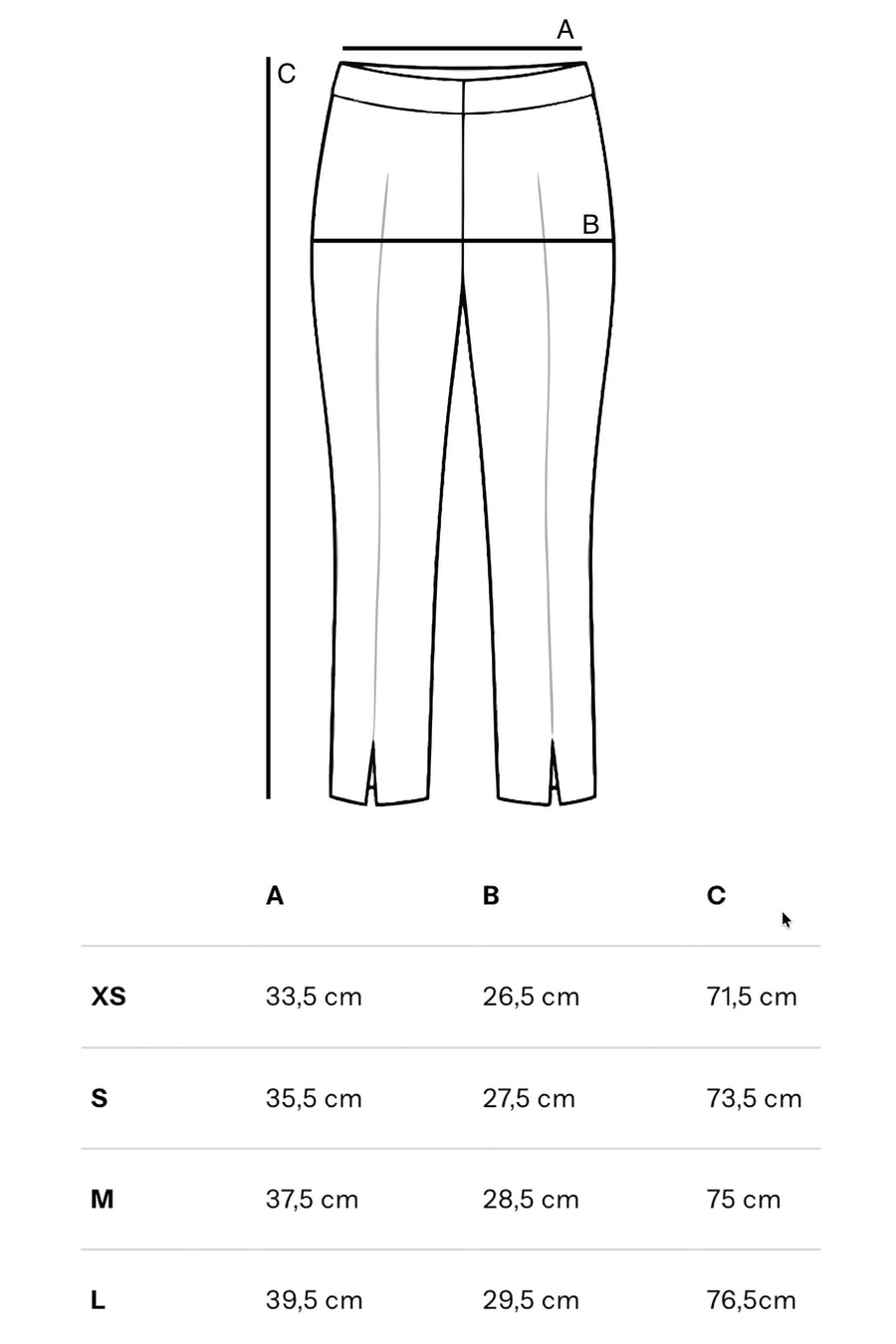 Icon Capri trousers size - L’anova