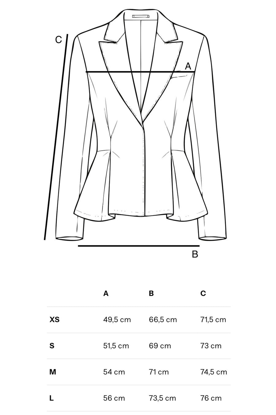 Icon blazer size - L’anova