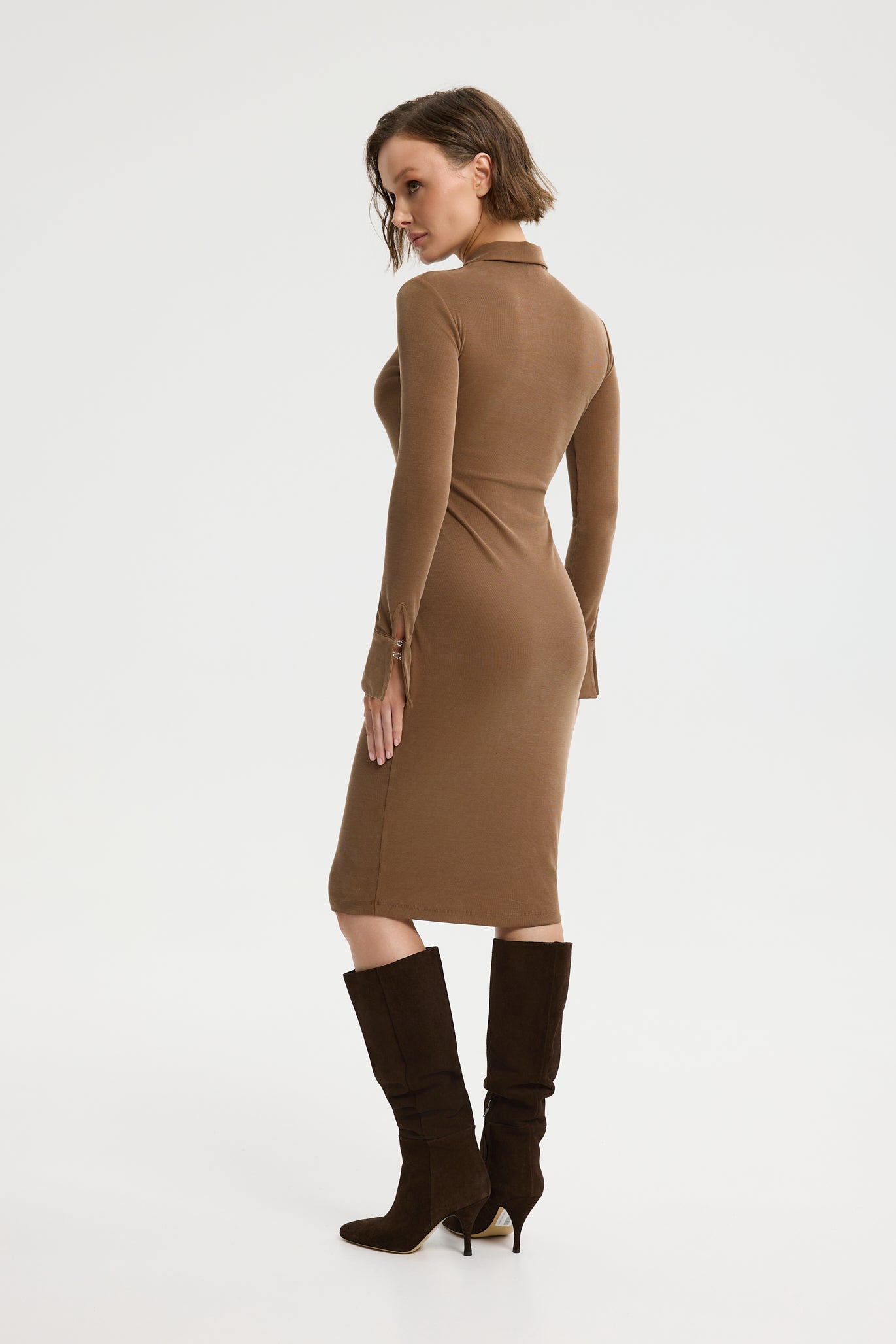 Eveline dress. Sukienka Eveline. Sukienka z dzianiny wiskozowej.