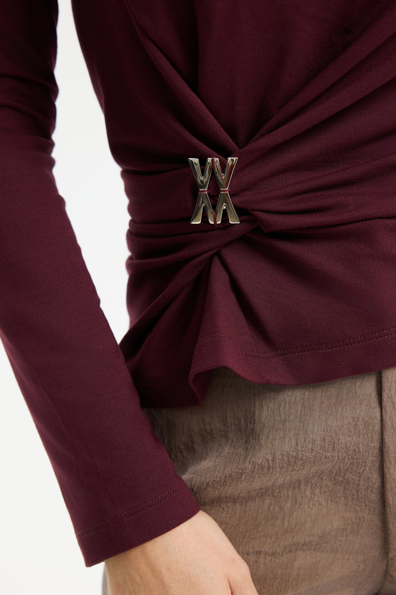 Lune longsleeve cherry
