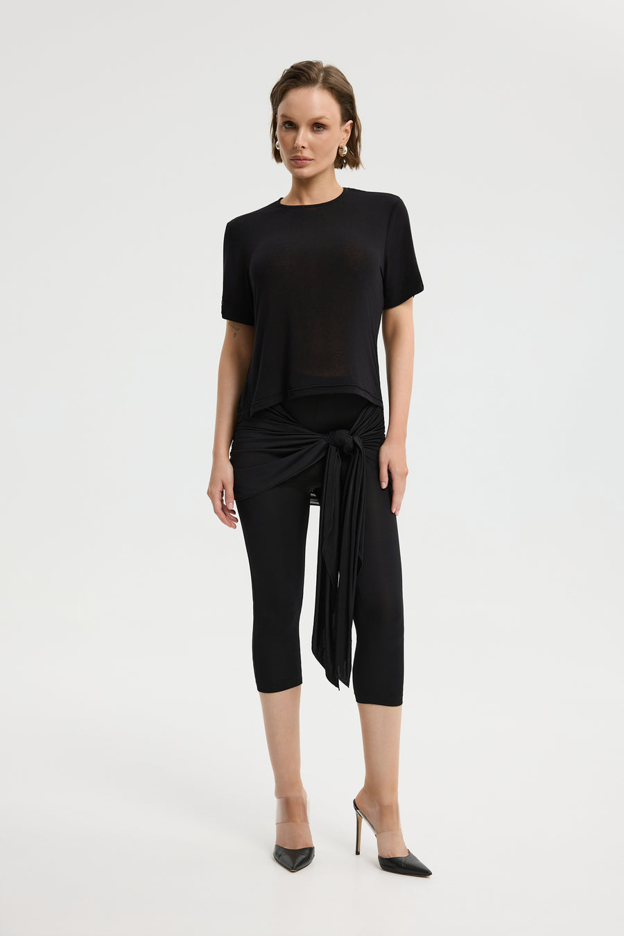 Lock czarny T-shirt