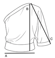 Silva one shoulder top