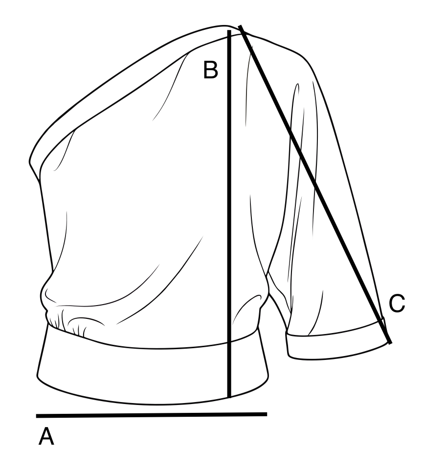 Silva one shoulder top
