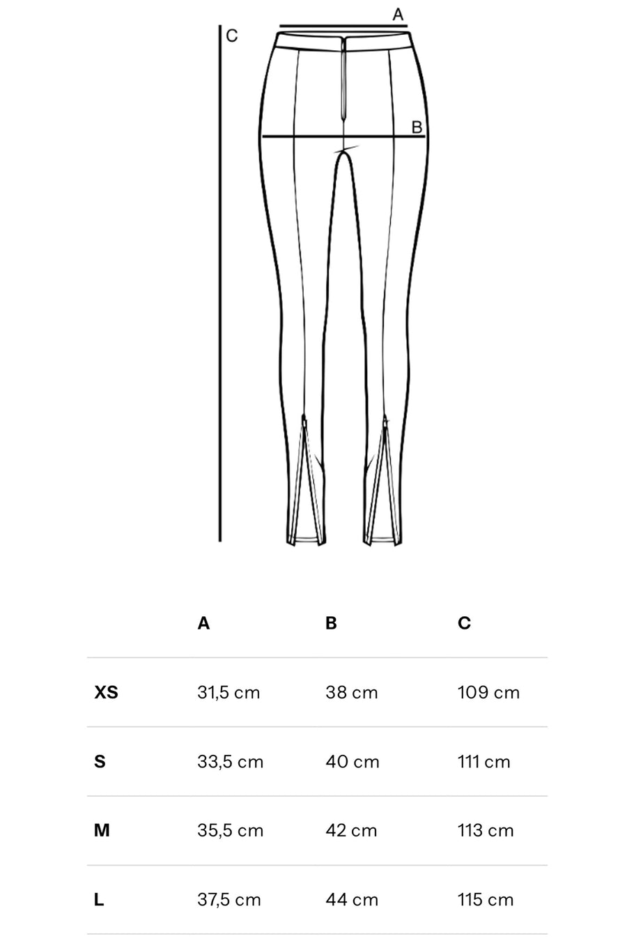 Valeria pants size - L’anova