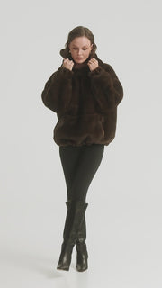 Vesper draped jacket. Vesper kurtka z drapowanym fasonem. Lanova.pl