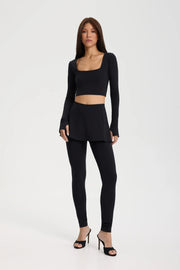 Raven leggings and Noxelle blouse - Lanova.pl