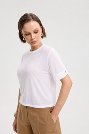 Lock biały T-shirt